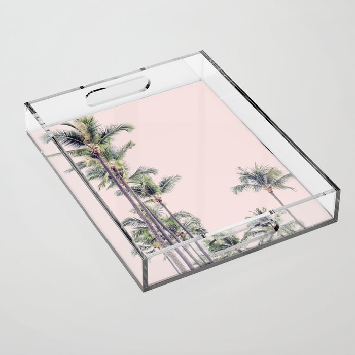 Palm Trees in La La Land - California Photography Acrylic Tray Gallery Image 1