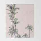 Palm Trees in La La Land - California Photography Throw Blanket Gallery Image 2