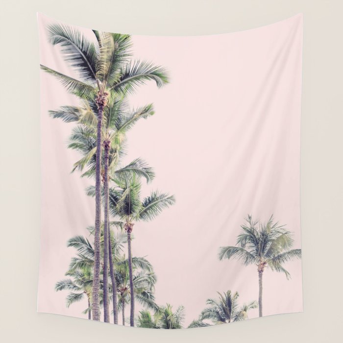Palm Trees in La La Land - California Photography Wall Tapestry Gallery Image 4