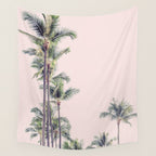 Palm Trees in La La Land - California Photography Wall Tapestry Gallery Image 4