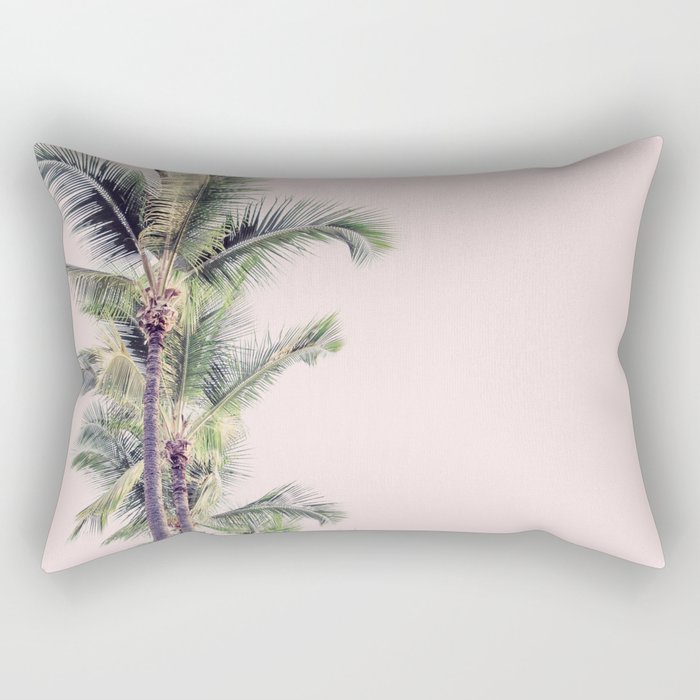 Palm Trees in La La Land - California Photography Rectangular Pillow Gallery Image 1
