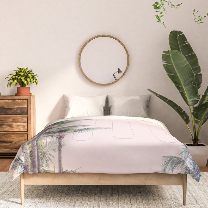 Palm Trees in La La Land - California Photography Comforter Gallery Image 3