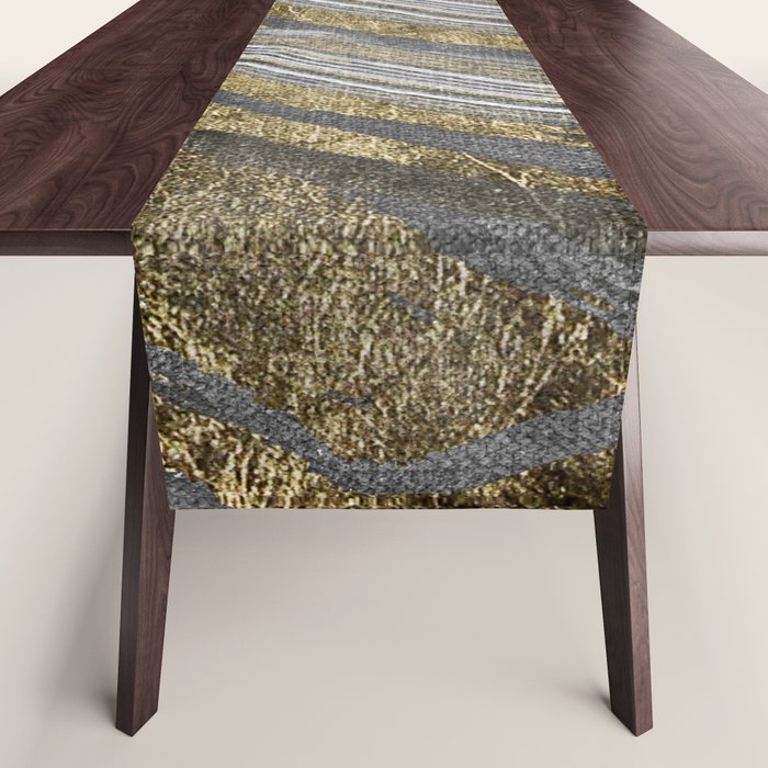Abstract paint modern Table Runner Gallery Image 1