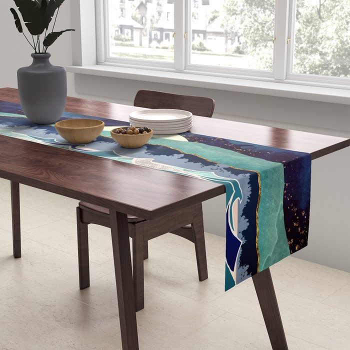 Moonlit Ocean Table Runner Gallery Image 2