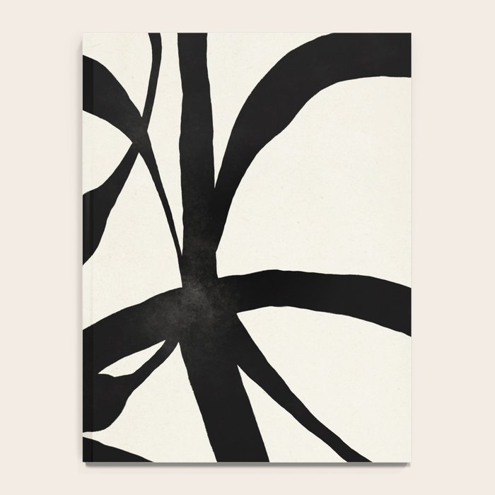 Black Twist 1 - Modern Art Print Notebook Gallery Image 4