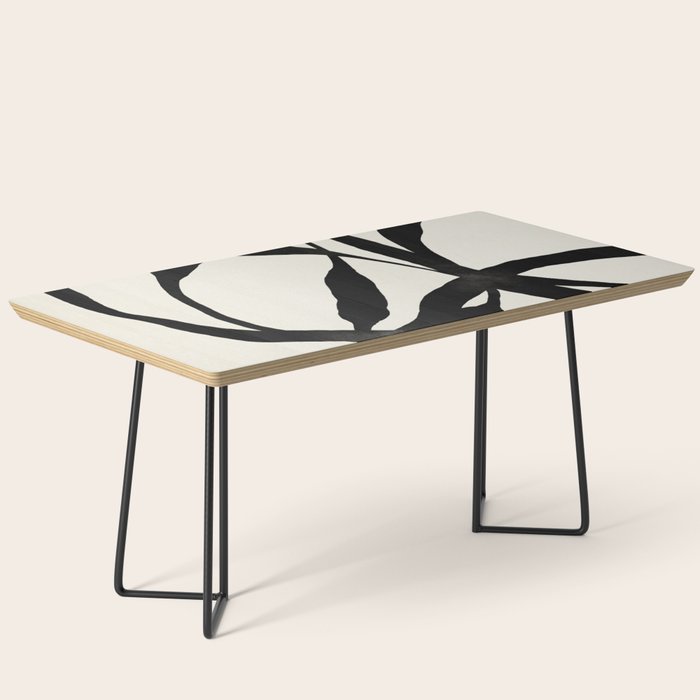 Black Twist 1 - Modern Art Print Coffee Table Gallery Image 1