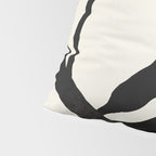 Black Twist 1 - Modern Art Print Pillow Sham Gallery Image 4