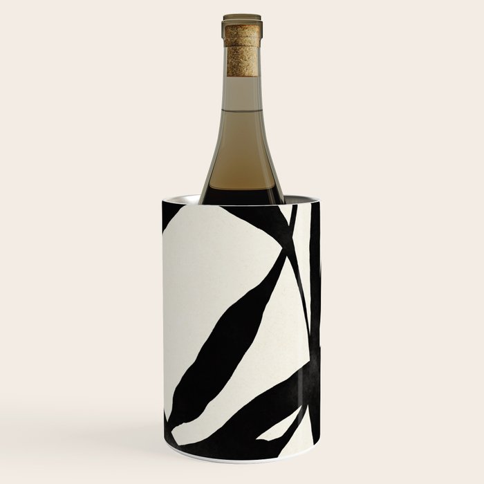 Black Twist 1 - Modern Art Print Wine Chiller Gallery Image 1