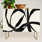 Black Twist 1 - Modern Art Print Credenza Gallery Image 1