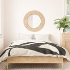 Black Twist 1 - Modern Art Print Duvet Cover Gallery Image 3
