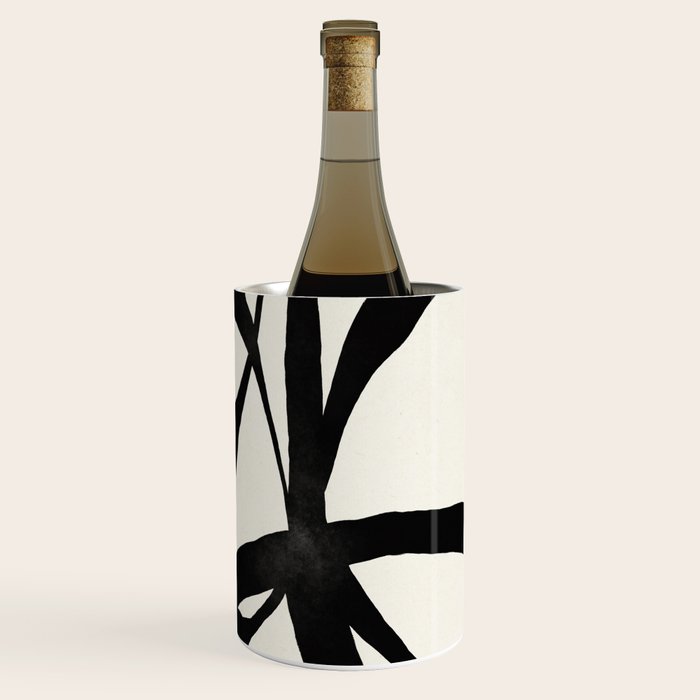 Black Twist 1 - Modern Art Print Wine Chiller Gallery Image 3