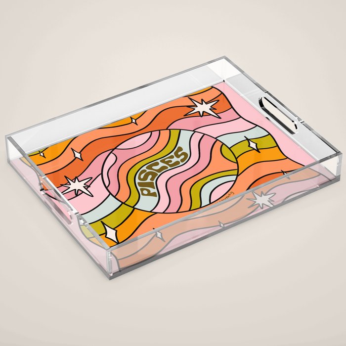 Pisces Planet Acrylic Tray Gallery Image 1