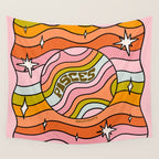 Pisces Planet Wall Tapestry Gallery Image 4