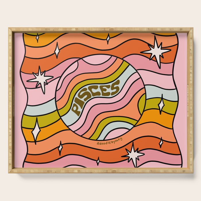Pisces Planet Serving Tray Gallery Image 1