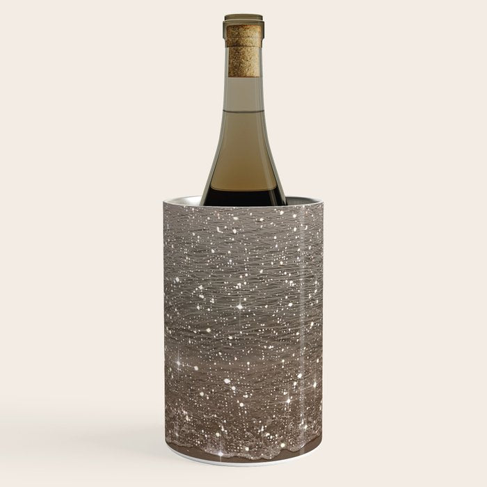 Beach Ocean Glitter Wine Chiller Gallery Image 1