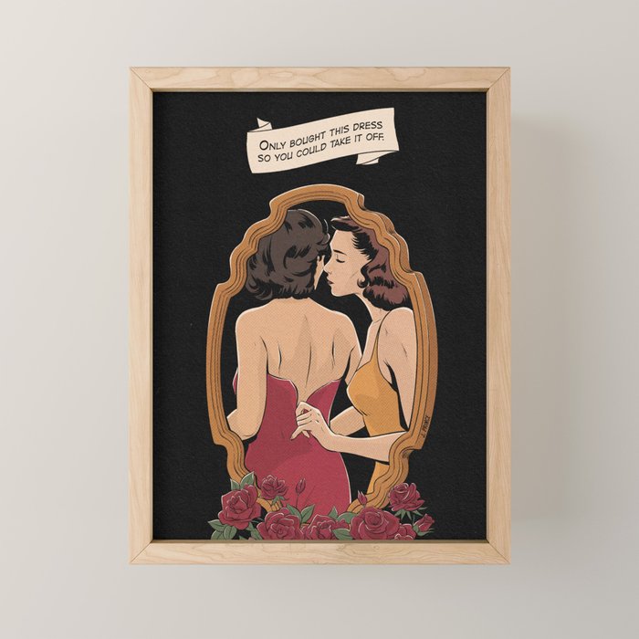 take it off lyrics Mini Art Print Gallery Image 1