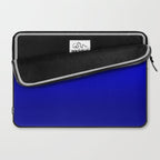 Bright Cobalt and Dark Blue Ombre Laptop Sleeve Gallery Image 2