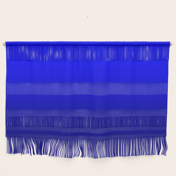 Bright Cobalt and Dark Blue Ombre Wall Hanging Gallery Image 1