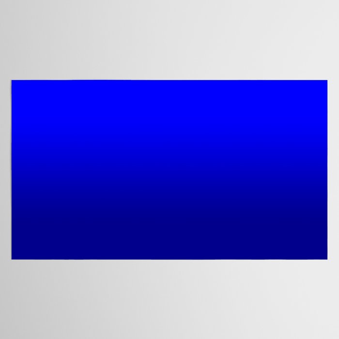 Bright Cobalt and Dark Blue Ombre Tablecloth Gallery Image 2