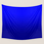 Bright Cobalt and Dark Blue Ombre Wall Tapestry Gallery Image 4