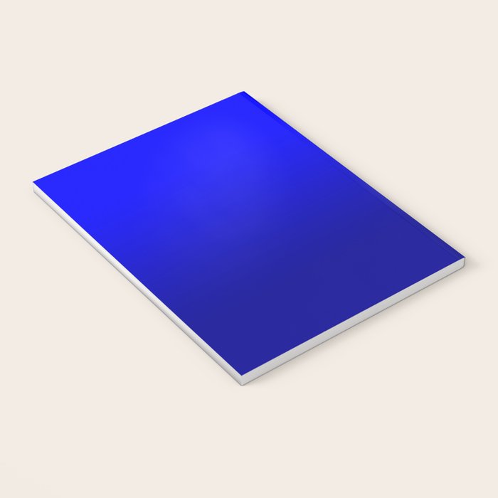 Bright Cobalt and Dark Blue Ombre Notebook Gallery Image 3