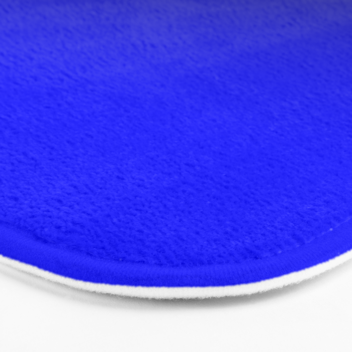 Bright Cobalt and Dark Blue Ombre Bath Mat Gallery Image 3