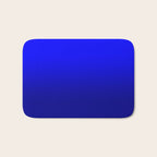 Bright Cobalt and Dark Blue Ombre Bath Mat Gallery Image 1
