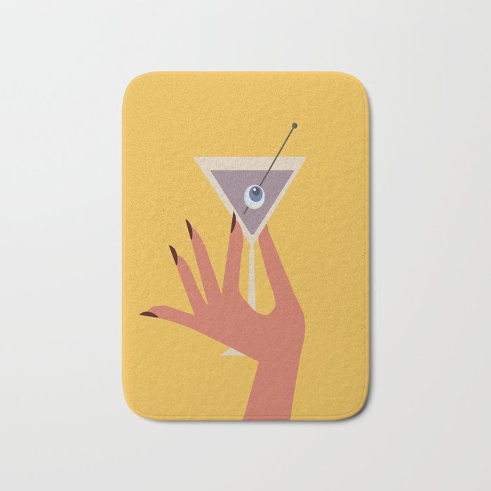 Vodka Martini - Boo Drink Bath Mat Gallery Image 1