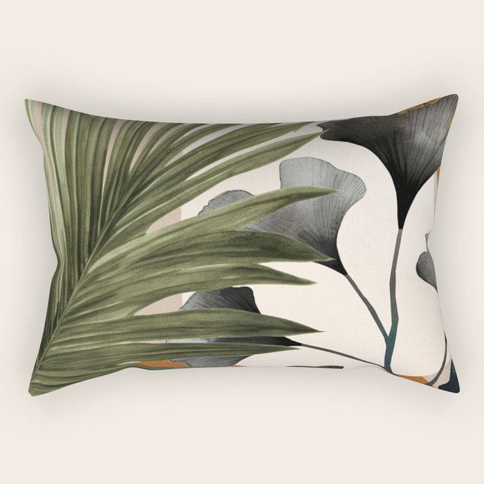 Abstract Tropical Art 17 Rectangular Pillow Gallery Image 2