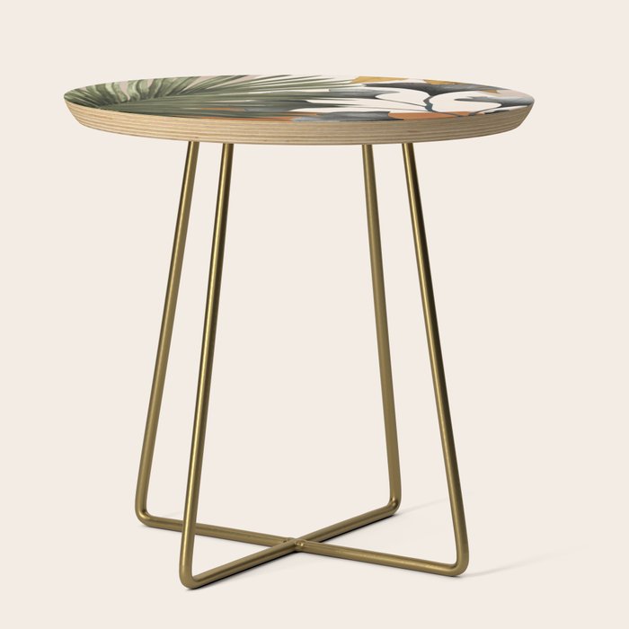 Abstract Tropical Art 17 Side Table Gallery Image 1