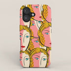 Comics Pop Girl Pattern iPhone Case Gallery Image 1