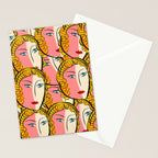 Comics Pop Girl Pattern Stationery Card Gallery Image 2