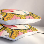 Comics Pop Girl Pattern Pillow Sham Gallery Image 3