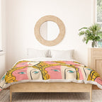 Comics Pop Girl Pattern Duvet Cover Gallery Image 3