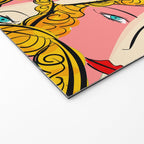 Comics Pop Girl Pattern Welcome Mat Gallery Image 2