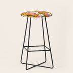 Comics Pop Girl Pattern Stool Gallery Image 1