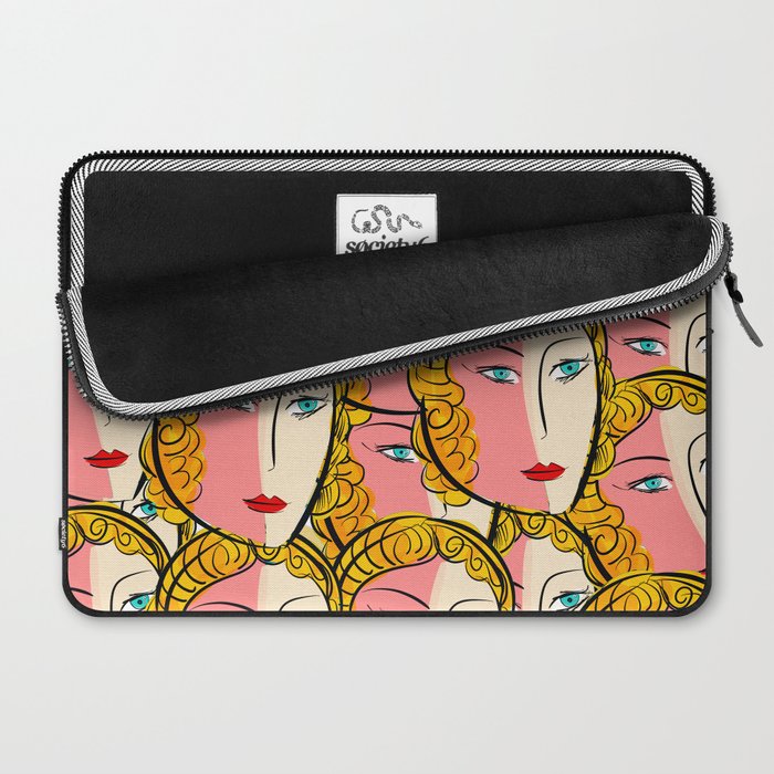 Comics Pop Girl Pattern Laptop Sleeve Gallery Image 2