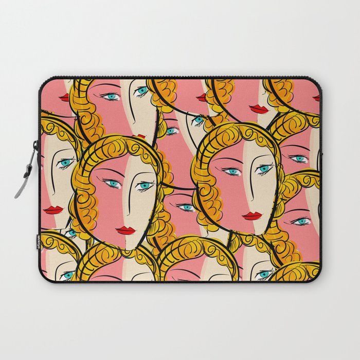 Comics Pop Girl Pattern Laptop Sleeve Gallery Image 1