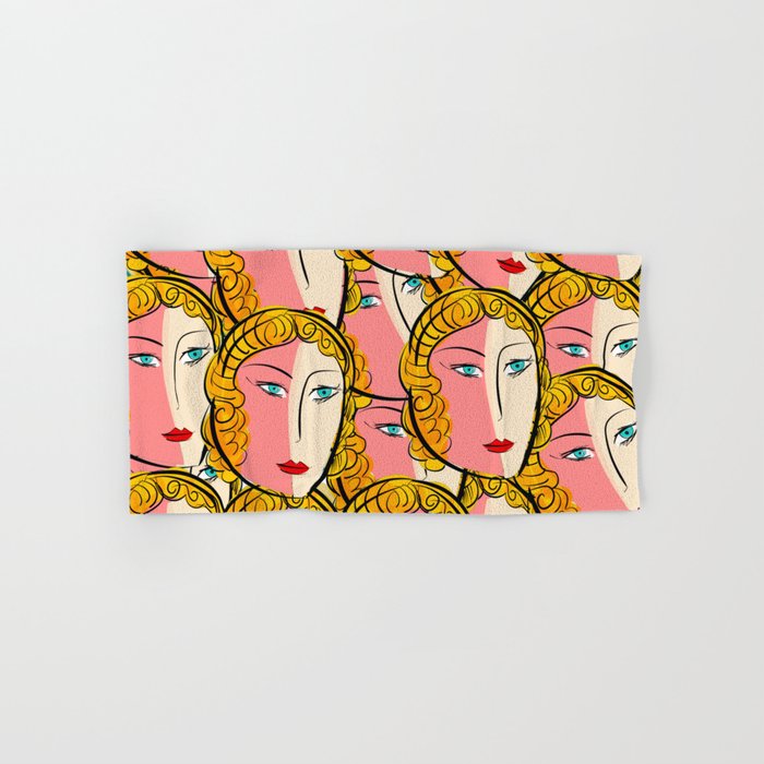 Comics Pop Girl Pattern Bath Towel Gallery Image 1