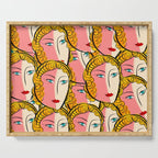 Comics Pop Girl Pattern Serving Tray Gallery Image 1