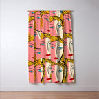 Comics Pop Girl Pattern Window Curtain Gallery Image 3