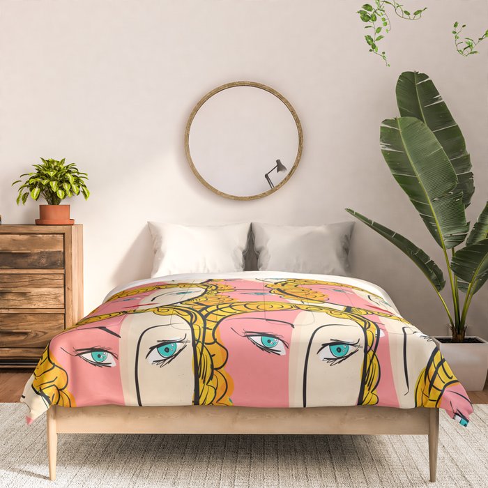Comics Pop Girl Pattern Comforter Gallery Image 3