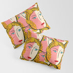 Comics Pop Girl Pattern Pillow Sham Gallery Image 3