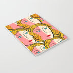 Comics Pop Girl Pattern Notebook Gallery Image 3