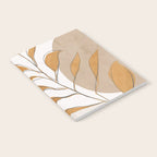 Minimal Abstract Art Tropical Leaf  Notebook Gallery Image 2