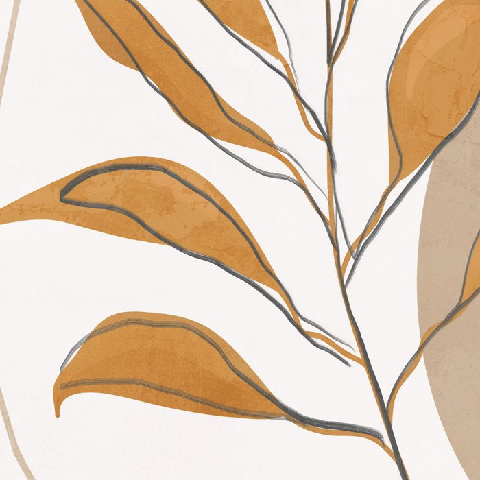 Minimal Abstract Art Tropical Leaf  Coffee Mug Gallery Image 2
