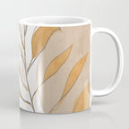 Minimal Abstract Art Tropical Leaf  Coffee Mug Gallery Image 1