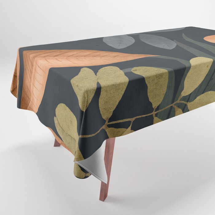 Abstract Art Tropical Leaves 119 Tablecloth Gallery Image 1
