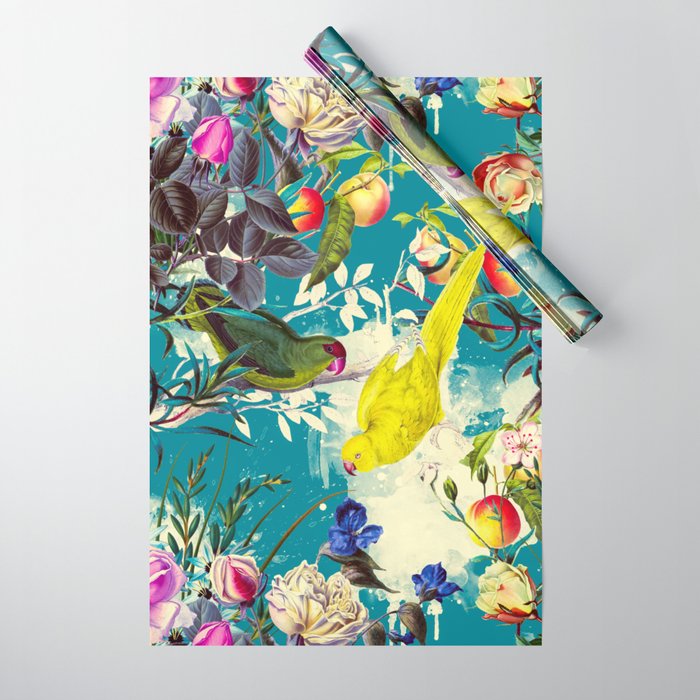 Tropical birds in the nature - 010 Wrapping Paper Gallery Image 1