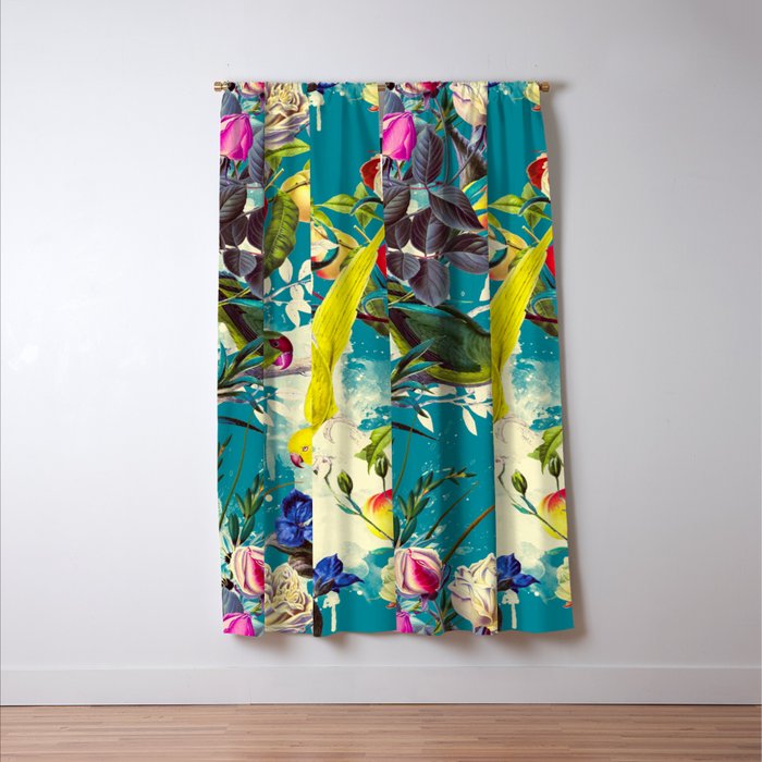 Tropical birds in the nature - 010 Window Curtain Gallery Image 3